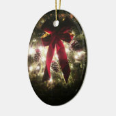 メリークリスマスのオーナメント1 セラミックオーナメント (左)