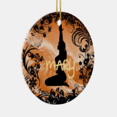 メリークリスマスのオーナメント セラミックオーナメント (右)