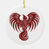 メリークリスマスのオーナメント セラミックオーナメント (裏面)