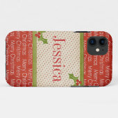 メリークリスマスのカスタマイズ可能なiphone 5カバー Case-Mate iPhoneケース (裏面(横))