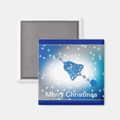 メリークリスマスのカスタマイズ マグネット (正面/裏面)