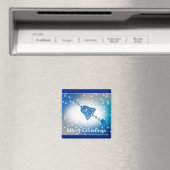 メリークリスマスのカスタマイズ マグネット (インサイチュ (食洗機))