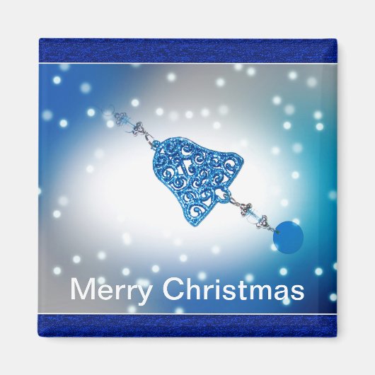 メリークリスマスのカスタマイズ マグネット (正面)