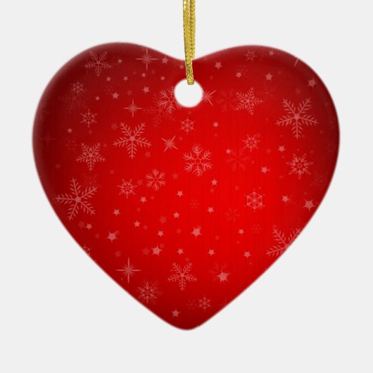 メリークリスマスのカスタムなオーナメント セラミックオーナメント (正面)