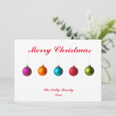 メリークリスマスのカラフルは文字カードと一緒に (スタンド正面)