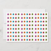 メリークリスマスのカラフルは文字カードと一緒に (裏面)