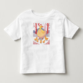 メリークリスマスのガチョウ トドラーTシャツ