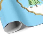 メリークリスマスのキリン ラッピングペーパー (ロールコーナー)