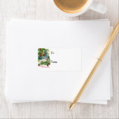 メリークリスマスのギフトのラベルを望むヴィンテージ ラベル (インサイチュ)