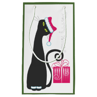 メリークリスマスのギフトバッグ スモールペーパーバッグ