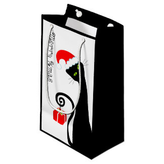 メリークリスマスのギフトバッグ スモールペーパーバッグ