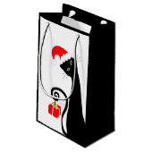 メリークリスマスのギフトバッグ スモールペーパーバッグ (裏面アングル)