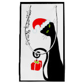 メリークリスマスのギフトバッグ スモールペーパーバッグ (正面)