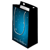 メリークリスマスのギフトバッグ スモールペーパーバッグ (正面アングル)