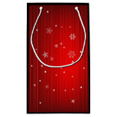 メリークリスマスのギフトバッグ スモールペーパーバッグ (裏面)