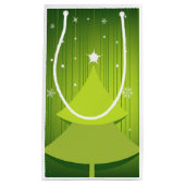 メリークリスマスのギフトバッグ スモールペーパーバッグ (正面)