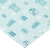 メリークリスマスのギフト用の箱パターン-冬パターン テーブルクロス (アングル)