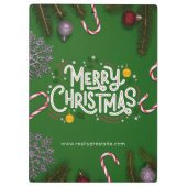 メリークリスマスのクリップボード クリップボード (裏面)