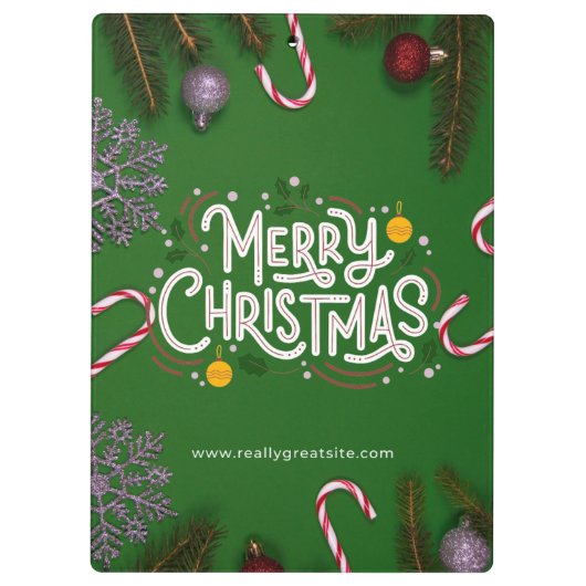 メリークリスマスのクリップボード クリップボード (裏面)