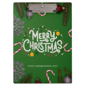 メリークリスマスのクリップボード クリップボード (正面)