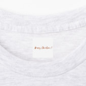 メリークリスマスのグリーティングベアとバニーのシール ラベル (貼付)