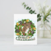 メリークリスマスのグレイハウンド シーズンポストカード (スタンド正面)