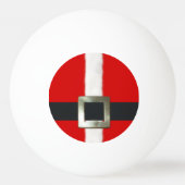 メリークリスマスのサンタのスーツ 卓球ボール (正面)