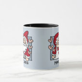 メリークリスマスのサンタのマグ マグカップ (中央)