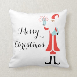 メリークリスマスのサンタの休日 クッション