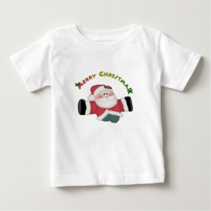 メリークリスマスのサンタの幼児のTシャツ24か月 ベビーTシャツ