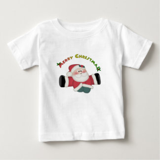 メリークリスマスのサンタの幼児のTシャツ24か月 ベビーTシャツ