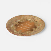 メリークリスマスのジンジャーブレッドのクッキー ペーパープレート (アングル)