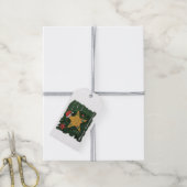 メリークリスマスのジンジャーブレッドの星 ギフトタグ (より糸付き)