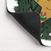 メリークリスマスのジンジャーブレッドの星 マウスパッド (コーナー)