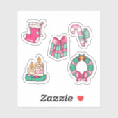 メリークリスマスのステッカー集 シール (シート)