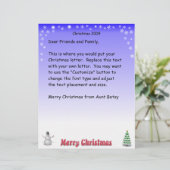 メリークリスマスのスノーフレークの手紙 (スタンド正面)