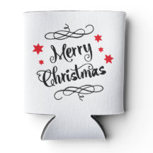 メリークリスマスのタイポグラフィの赤い白