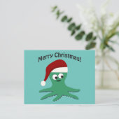 メリークリスマスのタコ シーズンポストカード (スタンド正面)