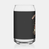 メリークリスマスのチキンおもしろいローター ガラス缶 (右)