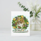 メリークリスマスのチワワ シーズンポストカード (スタンド正面)