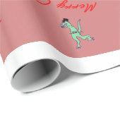 メリークリスマスのディーノの包装紙 ラッピングペーパー (ロールコーナー)