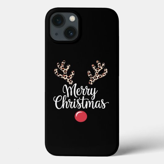 メリークリスマスのトナカイのクリスマスファミリーギフト Case-Mate iPhoneケース (裏面)