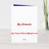 メリークリスマスのトナカイカード シーズンカード (裏面)