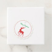 メリークリスマスのトナカイ赤いトウィルが叫んだ フェイバータグ (インサイチュ)