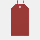 メリークリスマスのトナカイ ギフトタグ (裏面)