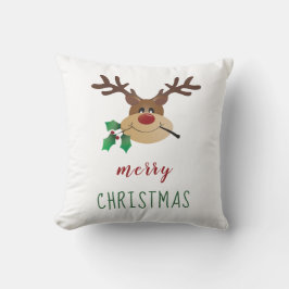 メリークリスマスのトナカイ クッション