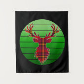 メリークリスマスのトナカイ タペストリー (正面)