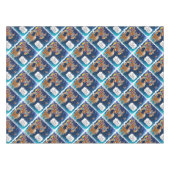 メリークリスマスのトナカイ テーブルクロス (正面(横))