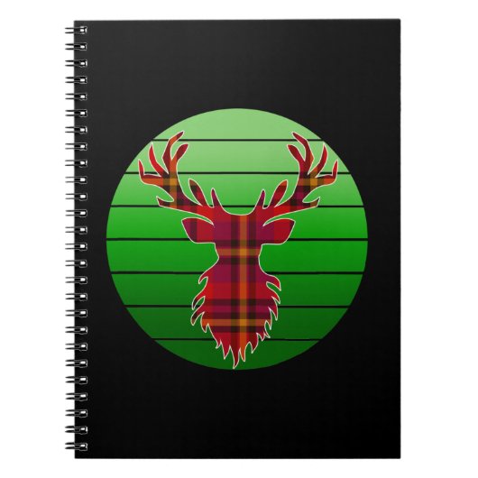 メリークリスマスのトナカイ ノートブック (正面)