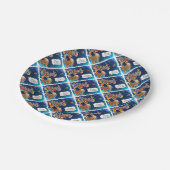 メリークリスマスのトナカイ ペーパープレート (アングル)